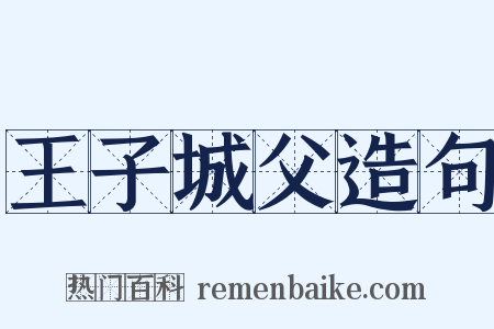 王子城父造句是什么意思的图片